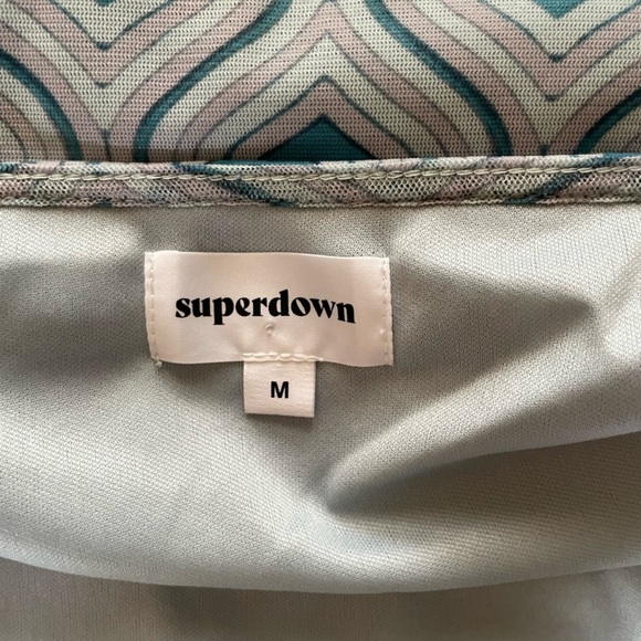 Superdown Revolve Cheyenne Cowl Retro Y2K Mini Dress - Picture 5 of 10